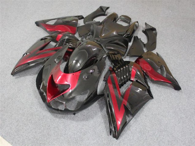 Buy 2006-2011 Black Red Kawasaki ZX14R ZZR1400 Bike Fairings UK Buy 2006-2011 Black Red Kawasaki ZX14R ZZR1400 Bike Fairings UK