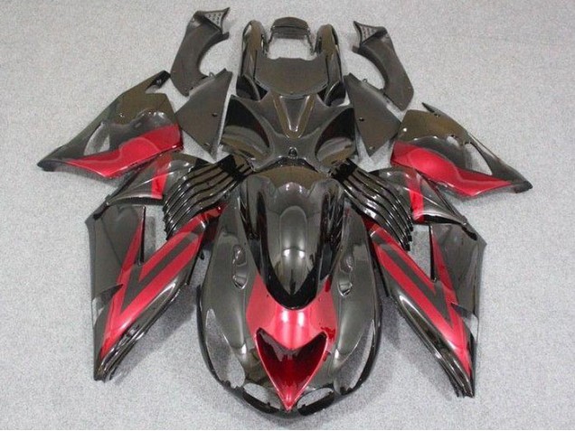 Buy 2006-2011 Black Red Kawasaki ZX14R ZZR1400 Bike Fairings UK Buy 2006-2011 Black Red Kawasaki ZX14R ZZR1400 Bike Fairings UK