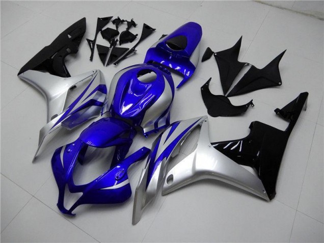 Buy 2007-2008 Blue Silver Black Honda CBR600RR Replacement Motorcycle Fairings UK Buy 2007-2008 Blue Silver Black Honda CBR600RR Replacement Motorcycle Fairings UK