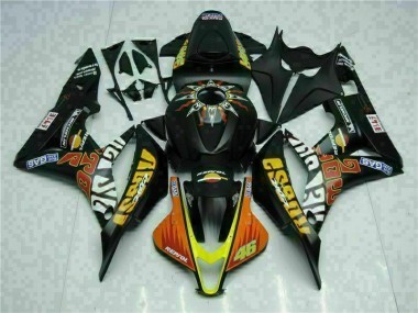 Buy 2007-2008 Black Yellow Repsol 46 Honda CBR600RR Motorcycle Bodywork UK