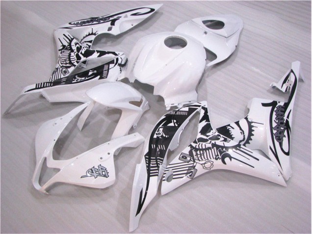 Buy 2007-2008 Black White Honda CBR600RR Replacement Motorcycle Fairings UK Buy 2007-2008 Black White Honda CBR600RR Replacement Motorcycle Fairings UK