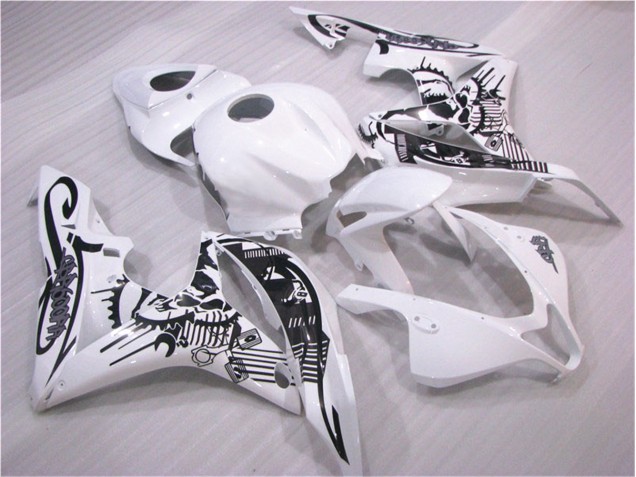 Buy 2007-2008 Black White Honda CBR600RR Replacement Motorcycle Fairings UK Buy 2007-2008 Black White Honda CBR600RR Replacement Motorcycle Fairings UK