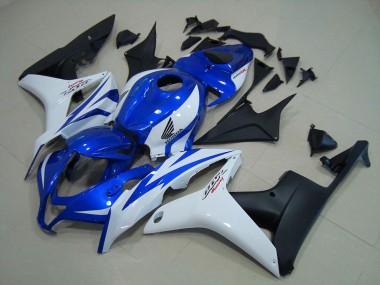Buy 2007-2008 Blue White Matte Black Honda CBR600RR Motorcycle Replacement Fairings UK