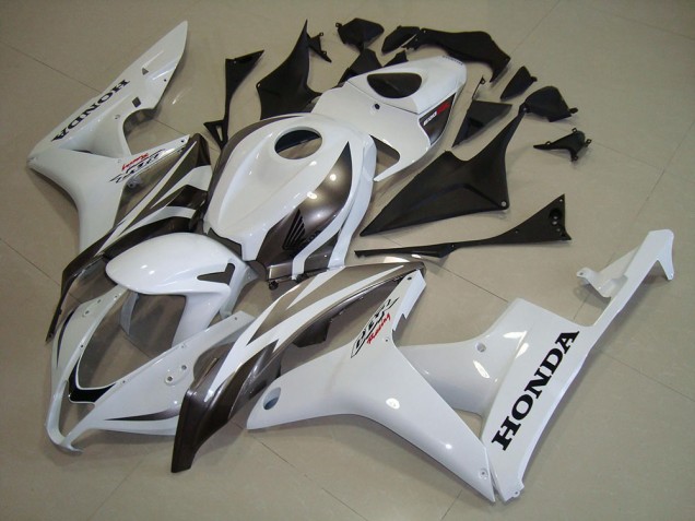 Buy 2007-2008 White Silver Honda CBR600RR Motorcycle Fairing Kits UK Buy 2007-2008 White Silver Honda CBR600RR Motorcycle Fairing Kits UK