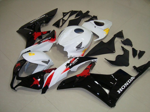 Buy 2007-2008 White Black Red Honda CBR600RR Motorbike Fairing UK Buy 2007-2008 White Black Red Honda CBR600RR Motorbike Fairing UK