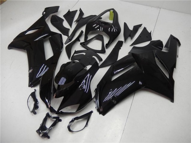Buy 2007-2008 Glossy Black Kawasaki ZX6R Motorcycle Bodywork UK Buy 2007-2008 Glossy Black Kawasaki ZX6R Motorcycle Bodywork UK