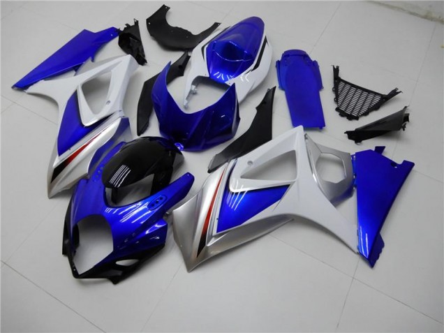 Buy 2007-2008 Blue White Suzuki GSXR 1000 K7 Motorcycle Fairings UK Buy 2007-2008 Blue White Suzuki GSXR 1000 K7 Motorcycle Fairings UK
