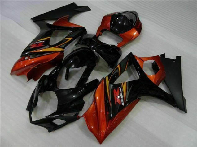 Buy 2007-2008 Black Suzuki GSXR 1000 K7 Motorcycle Fairing Kit UK