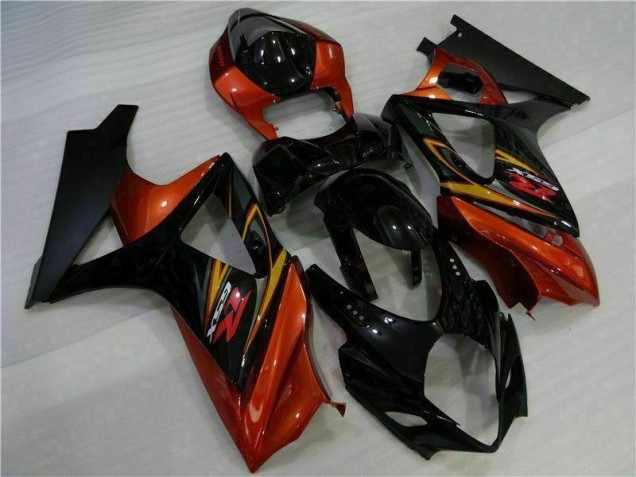 Buy 2007-2008 Black Suzuki GSXR 1000 K7 Motorcycle Fairing Kit UK
