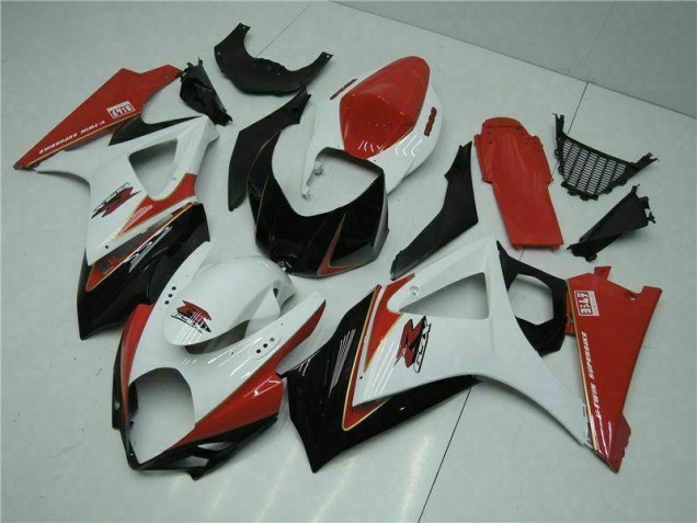 Buy 2007-2008 Red White Suzuki GSXR 1000 K7 Motorcycle Bodywork UK Buy 2007-2008 Red White Suzuki GSXR 1000 K7 Motorcycle Bodywork UK