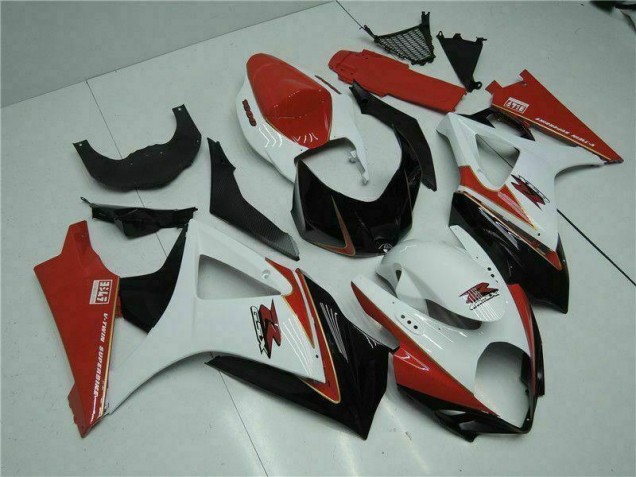 Buy 2007-2008 Red White Suzuki GSXR 1000 K7 Motorcycle Bodywork UK Buy 2007-2008 Red White Suzuki GSXR 1000 K7 Motorcycle Bodywork UK