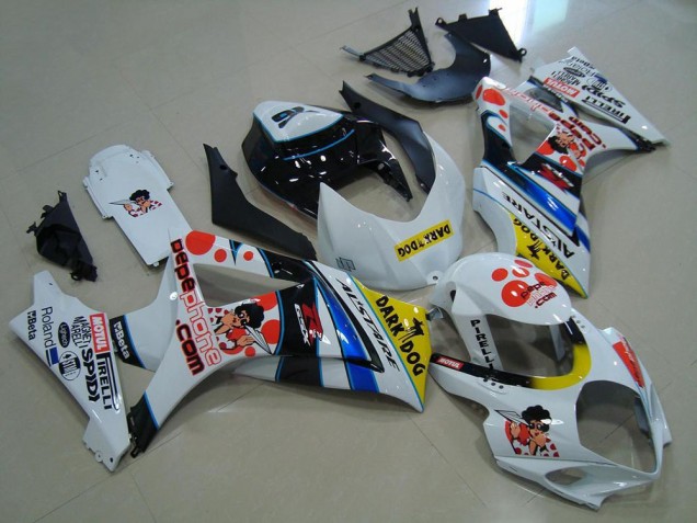 Buy 2007-2008 Pepe Phone Suzuki GSXR 1000 K7 Motorcycle Fairings UK