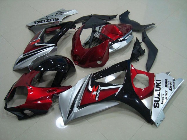 Buy 2007-2008 Red Black Silver Suzuki GSXR 1000 K7 Bike Fairing UK Buy 2007-2008 Red Black Silver Suzuki GSXR 1000 K7 Bike Fairing UK
