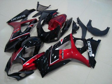 Buy 2007-2008 Red Black Suzuki GSXR 1000 K7 Moto Fairings UK