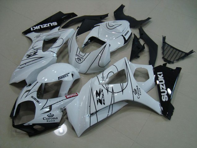 Buy 2007-2008 White Corona Suzuki GSXR 1000 K7 Replacement Fairings UK Buy 2007-2008 White Corona Suzuki GSXR 1000 K7 Replacement Fairings UK