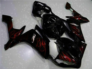 Buy 2007-2008 Black Yamaha YZF R1 Motorcylce Fairings UK
