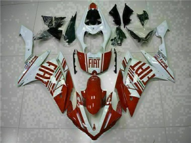 Buy 2007-2008 Red White Yamaha YZF R1 Motorcycle Fairings UK