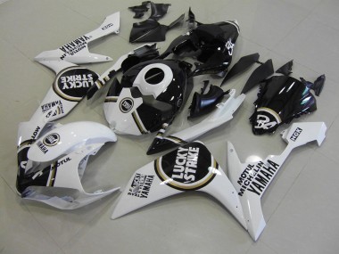 Buy 2007-2008 Black Lucky Strike Yamaha YZF R1 Moto Fairings UK