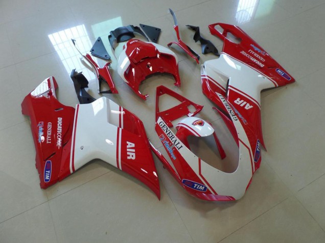 Buy 2007-2014 Red and White Air Ducati 848 1098 1198 Motorbike Fairing UK Buy 2007-2014 Red and White Air Ducati 848 1098 1198 Motorbike Fairing UK