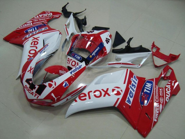 Buy 2007-2014 Special Xerox Ducati 848 1098 1198 Bike Fairing UK