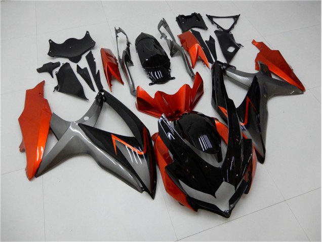 Buy 2008-2010 Black Orange Grey Suzuki GSXR 600/750 Motorbike Fairing Kits UK Buy 2008-2010 Black Orange Grey Suzuki GSXR 600/750 Motorbike Fairing Kits UK