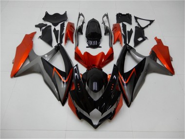 Buy 2008-2010 Black Orange Grey Suzuki GSXR 600/750 Motorbike Fairing Kits UK