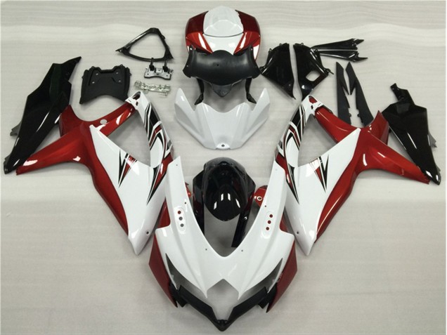 Buy 2008-2010 White Red Black Suzuki GSXR 600/750 Motor Fairings UK Buy 2008-2010 White Red Black Suzuki GSXR 600/750 Motor Fairings UK
