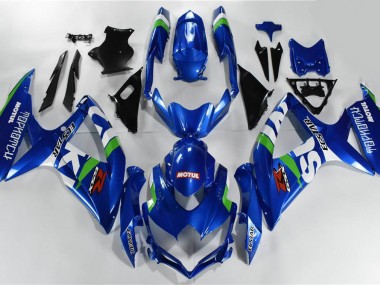 Buy 2008-2010 Blue White Green Suzuki GSXR 600/750 Motor Bike Fairings UK