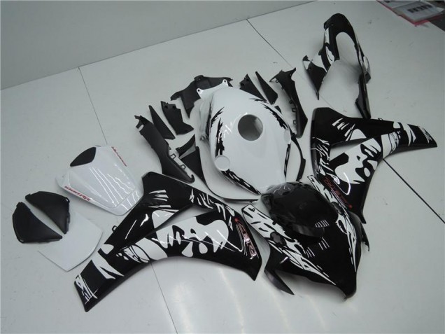 Buy 2008-2011 Black White Honda CBR1000RR Motorbike Fairing UK Buy 2008-2011 Black White Honda CBR1000RR Motorbike Fairing UK