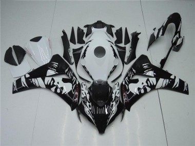 Buy 2008-2011 Black White Honda CBR1000RR Motorbike Fairing UK