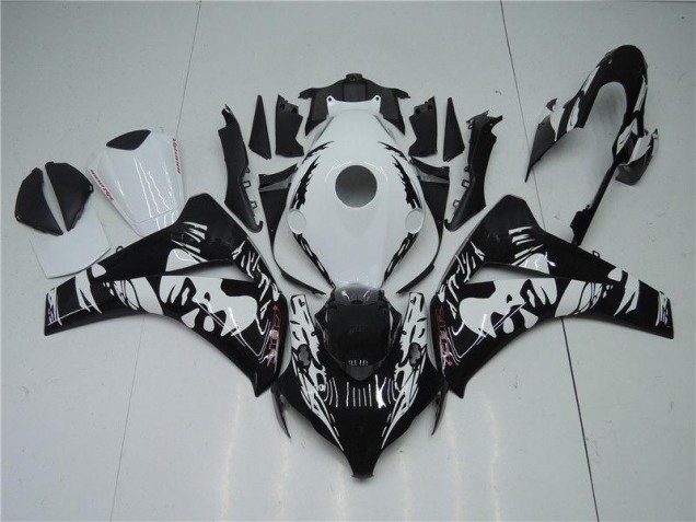 Buy 2008-2011 Black White Honda CBR1000RR Motorbike Fairing UK Buy 2008-2011 Black White Honda CBR1000RR Motorbike Fairing UK