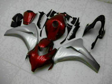 Buy 2008-2011 Red Silver Honda CBR1000RR Replacement Motorcycle Fairings UK