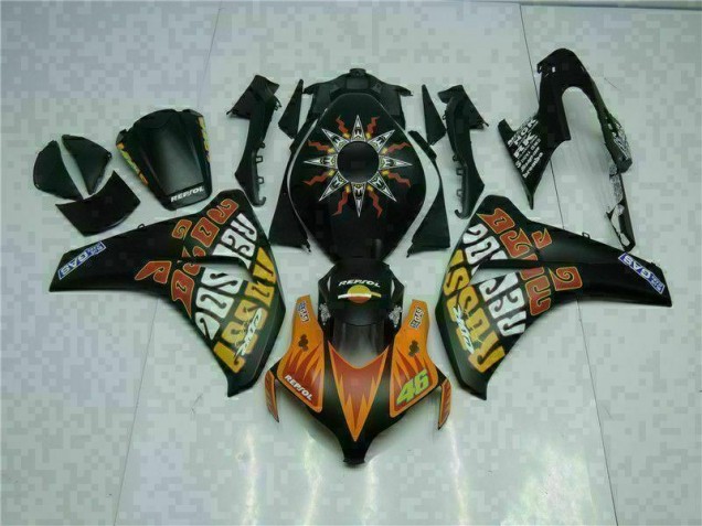 Buy 2008-2011 Orange Black Honda CBR1000RR Motorcyle Fairings UK Buy 2008-2011 Orange Black Honda CBR1000RR Motorcyle Fairings UK