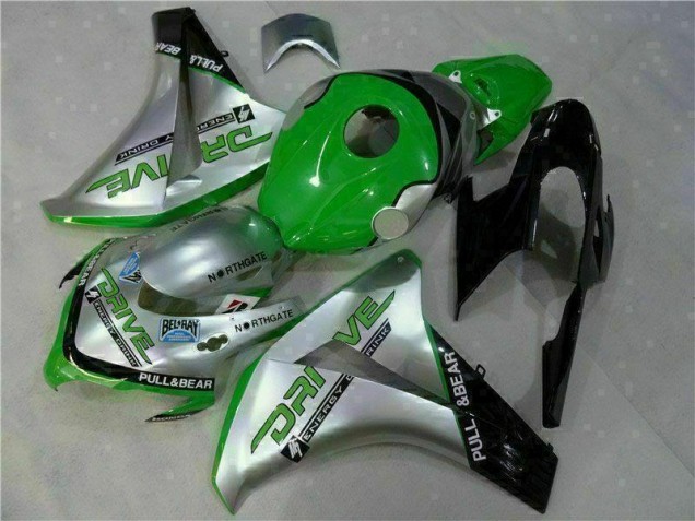 Buy 2008-2011 Green Silver Honda CBR1000RR Moto Fairings UK Buy 2008-2011 Green Silver Honda CBR1000RR Moto Fairings UK