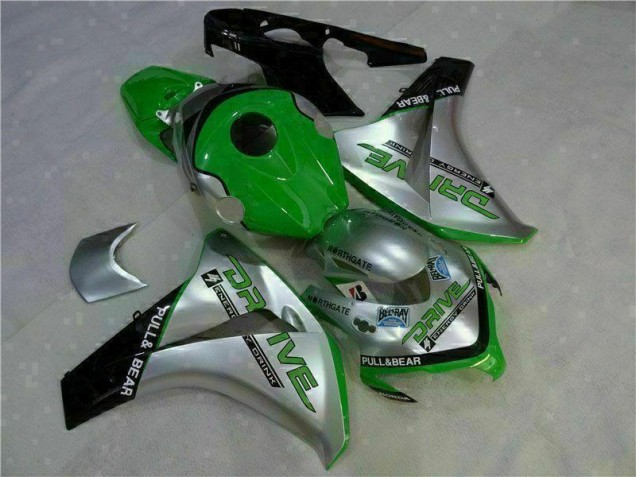 Buy 2008-2011 Green Silver Honda CBR1000RR Moto Fairings UK Buy 2008-2011 Green Silver Honda CBR1000RR Moto Fairings UK