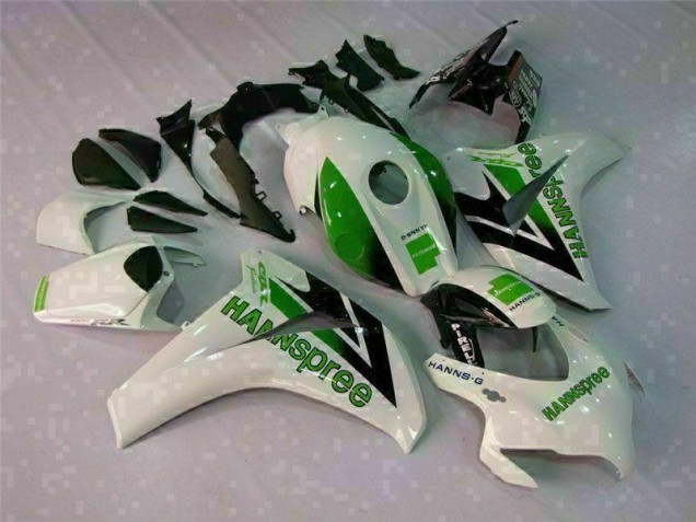 Buy 2008-2011 Green White Honda CBR1000RR Motorcycle Fairings Kit UK