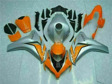 Buy 2008-2011 Orange Silver Honda CBR1000RR Motorcyle Fairings UK