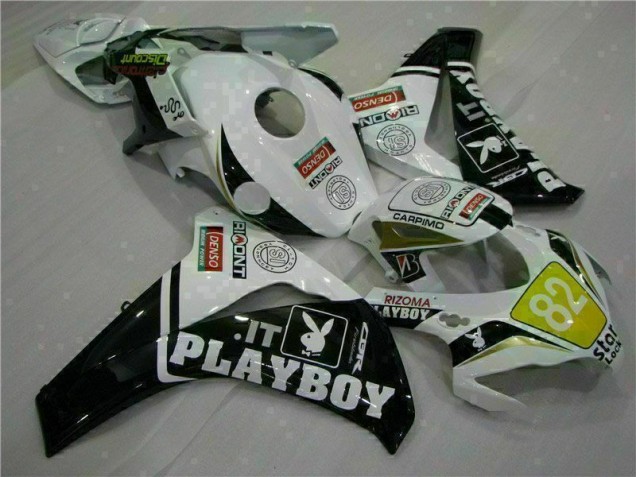Buy 2008-2011 White Black Playboy Honda CBR1000RR Motorcylce Fairings & Bodywork UK Buy 2008-2011 White Black Playboy Honda CBR1000RR Motorcylce Fairings & Bodywork UK