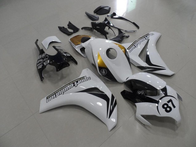 Buy 2008-2011 Black and White and Gold Honda CBR1000RR Bike Fairings UK Buy 2008-2011 Black and White and Gold Honda CBR1000RR Bike Fairings UK