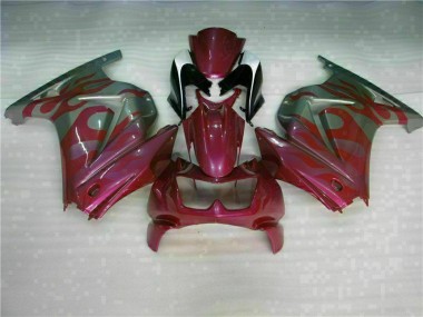 Buy 2008-2012 Purple Red Kawasaki EX250 Replacement Motorcycle Fairings UK