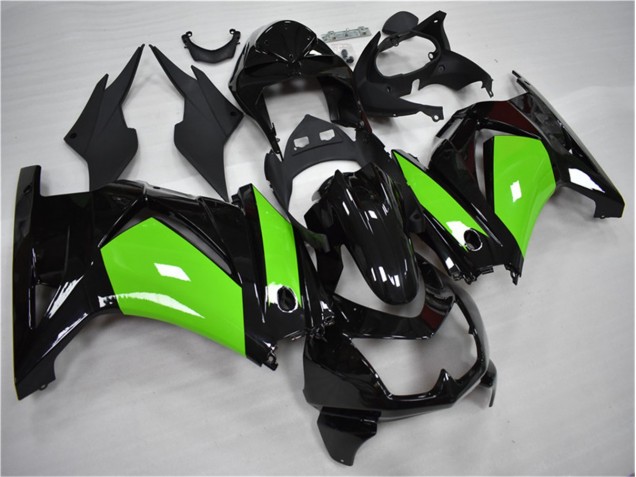 Buy 2008-2012 Black Green Kawasaki EX250 Motorcycle Fairing UK Buy 2008-2012 Black Green Kawasaki EX250 Motorcycle Fairing UK