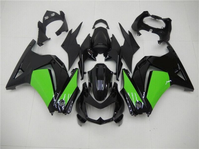 Buy 2008-2012 Black Green Kawasaki EX250 Motorcycle Fairing UK Buy 2008-2012 Black Green Kawasaki EX250 Motorcycle Fairing UK
