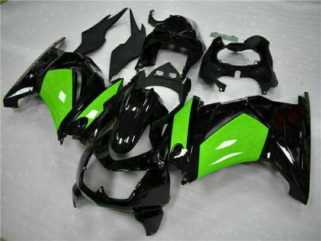 Buy 2008-2012 Black Green Kawasaki EX250 Motorbike Fairings UK Buy 2008-2012 Black Green Kawasaki EX250 Motorbike Fairings UK