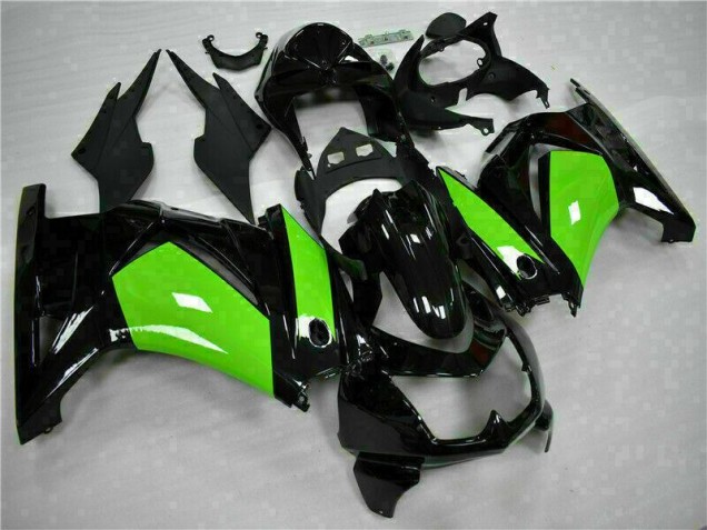 Buy 2008-2012 Black Green Kawasaki EX250 Motorbike Fairings UK Buy 2008-2012 Black Green Kawasaki EX250 Motorbike Fairings UK