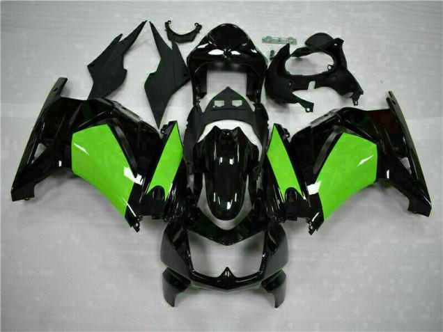 Buy 2008-2012 Black Green Kawasaki EX250 Motorbike Fairings UK Buy 2008-2012 Black Green Kawasaki EX250 Motorbike Fairings UK