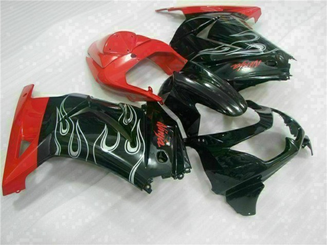 Buy 2008-2012 Black Red Ninja Kawasaki EX250 Motorcycle Fairing UK Buy 2008-2012 Black Red Ninja Kawasaki EX250 Motorcycle Fairing UK