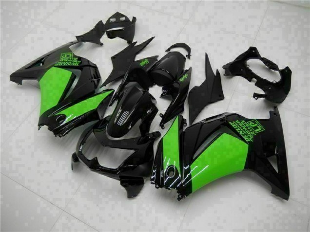 Buy 2008-2012 Black Green Ninja Kawasaki EX250 Motorcycle Bodywork UK Buy 2008-2012 Black Green Ninja Kawasaki EX250 Motorcycle Bodywork UK