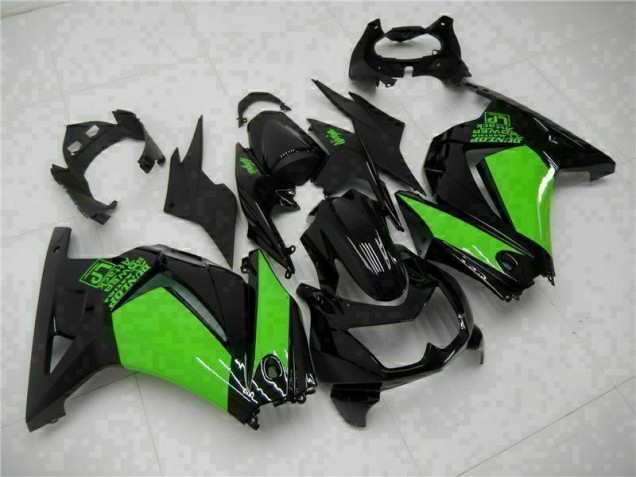 Buy 2008-2012 Black Green Ninja Kawasaki EX250 Motorcycle Bodywork UK Buy 2008-2012 Black Green Ninja Kawasaki EX250 Motorcycle Bodywork UK