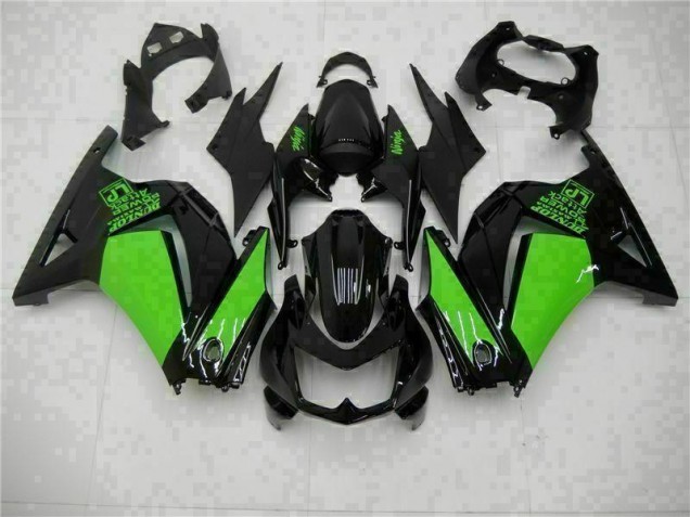 Buy 2008-2012 Black Green Ninja Kawasaki EX250 Motorcycle Bodywork UK Buy 2008-2012 Black Green Ninja Kawasaki EX250 Motorcycle Bodywork UK