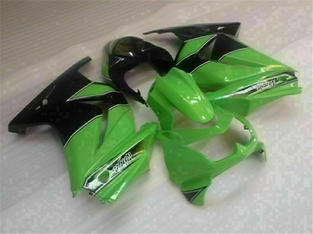Buy 2008-2012 Green Black Kawasaki EX250 Motorbike Fairing Kits UK Buy 2008-2012 Green Black Kawasaki EX250 Motorbike Fairing Kits UK